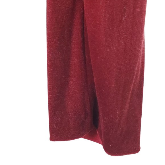 Vintage 1980's Jodi Michaels Belted Velvet Rhinestone Short Sleeve Jumper, 9/10 - Picture 11 of 12